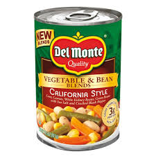 Del Monte Vegetable And Bean California Style 14 5oz California Style Delicious Vegetables Bean Salad