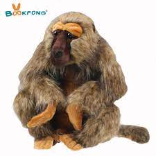50cm Giant Baboon Plush Toy Simulation Animal Orangutan Baboons Stuffed Toy Kids Soft Stuffed Animals Baboon Elephant Plush Toy