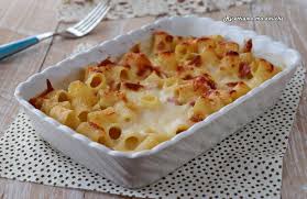 Pasta Al Forno Bianca Con Prosciutto Cotto E Formaggi