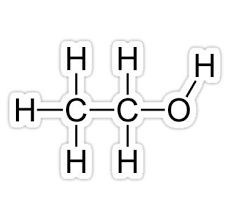 Alcohol Chemical Formula Sticker Chemical Formula Alcohol Drink Stickers