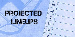 Daily lineups projected starters closers batting orders weather report playing time changes today's umpires the lineup card injury report injury news depth charts playing time changes starts by position projected starters closers bullpen usage position eligibility recent debuts Projecting Every Mlb Lineup Rotation