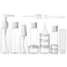 Alink Travel Size Toiletry Bottles Set Tsa Approved Clear Cosmetic Makeup Liquid Containers With Travel Size Products Travel Bottle Set Travel Size Toiletries