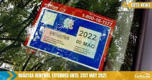 Dvla regulation changes mean you can now get car tax online. Road Tax Renewal Exemption Extended Until 31st May 2021 Auto News Carlist My
