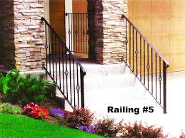 From wood deck, wrought iron, lattice panels, and steel cable to glass panels, knee walls, and more, we have plenty of railing ideas for you to explore. Metal Railing And Handrails Decorative Or Simple Locally Fabricated And Installed By The Owner Wrought Iron Gates Railing Fence And Gate Openers Metal Driveway Gate And Walk Thru Gate