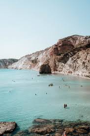 In the town of polonia there are several beaches, notably the main town beach in the bay which has white sand a shade trees and another on the back side. 5 Best Beaches On Milos Island Greece Two Bohemians