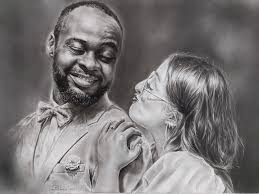 My charcoal drawing ❤️ (Embracing our diversities)🙏