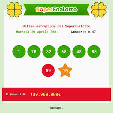 Oggi il lotto è regolamentato insieme al 10elotto da aams e non ha nulla a che fare con l'analogo che giorni escono i numeri al lotto? Estrazioni Lotto E Superenalotto Di Martedi 20 Aprile 2021 Numeri Vincenti E Quote