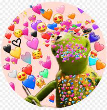 Download Kermit Frog Love Lovely Hearts Heart Ilikeyou Kermit With Love Hearts Png Free Png Images Toppng