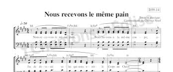 Chantons En Eglise Nous Recevons Le Meme Pain D59 14 Chemin Neuf Chemin Neuf