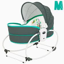 Portable Baby Rocking Bassinet 5 In 1 Gliding Swing Cradle With Music And Toys Multi Functional Infant Crib Travel Ch In 2020 Rocking Bassinet Baby Cribs Baby Rocker