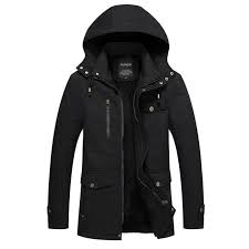 Mode femmes outwear à capuche dames manteau chaud long épais rembourré slim veste. Hiver A Capuche Veste Homme De Plus Velours Epais Longue Manteau Homme Noir Cdiscount Pret A Porter