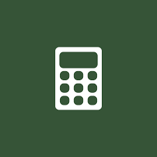 Dark Green Calculator Icon Wallpaper App App Icon Design App Icon