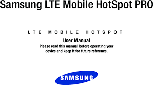 · contact customer care to request the mobile device unlock code for . T Mobile Sm V100t Samsung Lte Hotspot Pro User Manual Guide Hot Spot