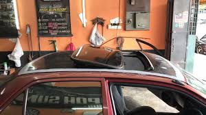 Harga tukar bumbung kereta wira. Proton Wira Install Sunroof Honda Strime Slide Up Youtube
