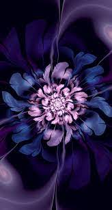 Flower 2 Iphone Wallpaper Violet Floral Wallpaper Iphone Flower Phone Wallpaper