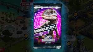 Fuse a level 40 tyrannosaurus rex with a level 40 velociraptor: Indominus Rex Gen 2 Jurassic World The Game Indominus Rex