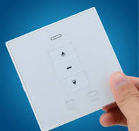 1, 2, 3, 4, 5 Channel Wall Type Radio Transmitter Remote ...