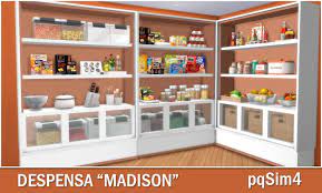 Ideas for backyard decoration in sims 4. Lana Cc Finds Sims 4 Pantry Madison By Pqsim4 Sims 4 Kitchen Sims House Sims 4 Bedroom