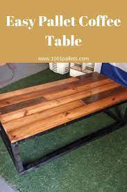 Easy Pallet Coffee Table 1001 Pallets Pallet Coffee Table Coffee Table Diy Coffee Table