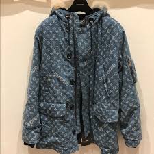Hplouis vuitton 2020 monogram spray denim jacket. Louis Vuitton Supreme Denim Jeans The Art Of Mike Mignola