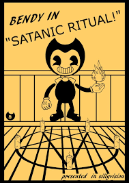 Bendy In Satanic Ritual Bendy And The Ink Machine Satanic Rituals Dark Evil