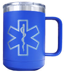 The balloon tumbler shape makes this 12 oz thermal mug the perfect vessel to take your drink on the go. Ems Polar Camel Coffee Mug