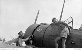 Members of No. 4 (Wirraway) Squadron, RAAF with the Wirraway (A20 ...