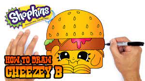 How To Draw Shopkins Cheezey B Step By Step Youtube Check out my cute food playlist for other cute foods how to draw shopkins cheezey b step by step