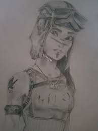 Your drawings can be an art and anyone can be an artist in fanbook. Hey All I Drew Renegade Raider For A Friend Took A Little While So I D Love To Know What You All Think Of Her Fortnitebr