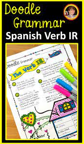 Spanish Verb Ir To Go Spanish Verbs Doodle Notes Learn Another Language