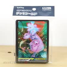 Check spelling or type a new query. Pokemon Center Original Card Game Sleeve Mew Mewtwo Tag Team Gx 64 Sleeves