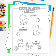 Then draw the upper part as a nice rounded half circle. How To Draw A Lion Printable Step By Step Instructions