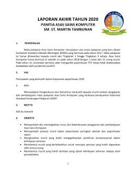 Ibu bapa yang mempunyai anak tahun 1 mungkin pertama kali mendengar tentang sistem saps ini. Laporan Akhir Tahun Panitia Ask 2020 Flip Ebook Pages 1 4 Anyflip Anyflip