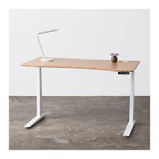 Jarvis Bamboo Adjustable Standing Desk White Best Standing Desk Standing Desk Office Office Desk Decor