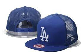 Men And Women Snapback Hat Cap Bucket Beanise For Sale Los Angeles Dodgers Snapback Mesh Hats Blue 263 Snapback Hats Mesh Hat Snapback