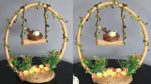 Jute Craft Concept Home Adorning Concepts Handmade Simple Home Beautify Craft Concepts In 2020 Jute Crafts Flower Diy Crafts Crafts