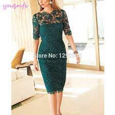 4.4 out of 5 stars 3,779. Ynqnfs M191 Knee Length Sheath Lace Dress For Wedding Party Guest Wear Emerald Green Mother Of The Bride Dresses 2019 Mother Of The Bride Dresses Aliexpress