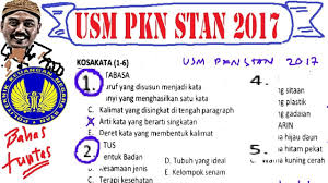Pembahasan Soal Usm Pkn Stan 2017 Kosa Kata No 1 6 Youtube