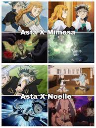 Asta X Mimosa vs Asta X Noelle : rBlackClover