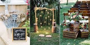 These inexpensive wedding centerpiece ideas looking anything but cheap. 15 Creative Backyard Wedding Ideas On A Budget Emmalovesweddings
