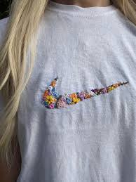 Well you're in luck, because here they come. Retro White Tick Flower Hand Embroidered Logo T Shirt Clothes Embroidery Diy Flower Embroidery Designs Embroidery Patterns Vintage