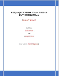 Surat perjanjian sewa rumah / kontrak rumah yang bertanda tangan di bawah ini : Contoh Perjanjian Sewa Rumah Free Doc Penyewaan Nama