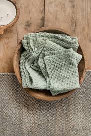 Shop our selection of plush towels, durable curtains & beautiful accessories! Sage Green Linen Towel Sage Green Green Waffle Green Towels