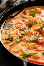 Then the vegetarian suggestion will be at the end of the recipe. Vegan Thai Red Curry With Cauliflower And Potatoes