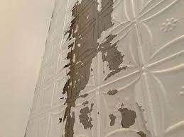 Conceals water and smoke stains. Stripping Paint From A Tin Ceiling Hometalk