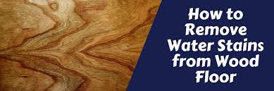 White stains on wooden furniture absorb the moisture into the top layer of wood finish. How To Remove Water Stains From Wood Floor Surfaces