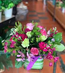 This colourful bouquet includes lilies, gerberas and roses. Janda Florist 10 Cranbrook Rd Cockeysville Md Florists Mapquest