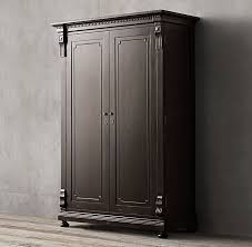 Rh S St James Armoire Evoking The Architectural Classicism Of Turn Of The Century Design St James Is Grand In Both Armoire Armoire For Sale Painted Armoire