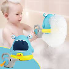 Bathtime can be, too!toddler and baby tub toys shouldn't cause busy parents any extra strife!wherever you decide your bubble maker will go,. Bubble Machine Baby Bath Toy Creative Bubble Maker With Blowpipe Blower Bathroom Bathtub Kids Play Water Games Toy Set For Child Bath Toy Aliexpress