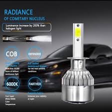A higher color temperature emits a cooler, more refreshing light. C6 Series C6h1 C6h4 C6h7 Led Headlight Bulbs Cool White 6500k Auto Car Headlights 1pcs Buy At A Low Prices On Joom E Commerce Platform